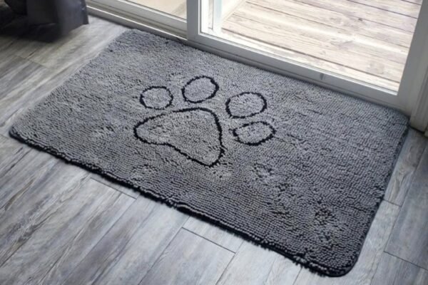 Chenille Dog Door Mat Only $6.99 on Amazon (Helps Stop Muddy Paw Prints!)