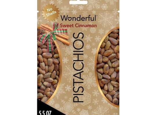 Wonderful Pistachios No Shells, Sweet Cinnamon, 5.5 Ounce Resealable Bag only $3.99 shipped!