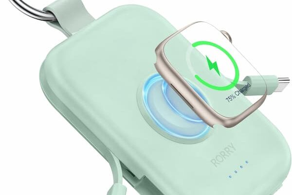 Keychain Portable Charger for iPhone and Apple Watch only $18.63! { Grad Gift Idea}